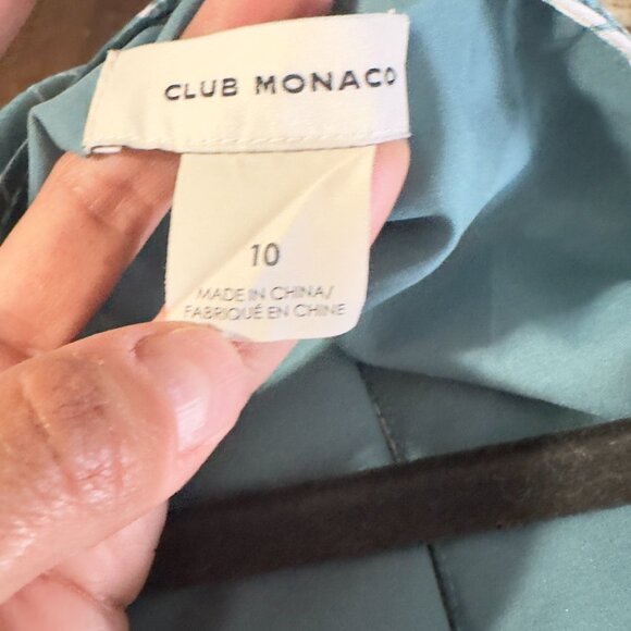 CLUB MONACO Josefienahh Floral Print Georgette Silk Dres Size 10 - Picture 12 of 12